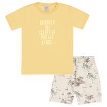 Conjunto Amarelo Infantil Pulla Bulla Menino - 53482-1346 Conjunto Amarelo Infantil Pulla Bulla Menino - 53482-1346
