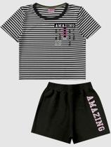 Conjunto Amazing Feminino Infantil Duduka Kahua Kids Conjunto Amazing Feminino Infantil Duduka Kahua Kids