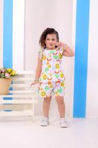 Conjunto ana infantil e juvenil 01 ao 14 modinha menina blogueira