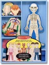 Conjunto Anatomia de Corpo Humano Magnético Melissa & Doug - 24 peças