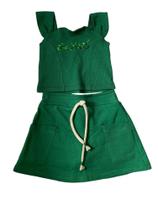 Conjunto Angerô feminino Natal verde TAM 04