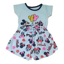 Conjunto Aninha Para Bebê Com Estampa Blusa + Short Branco REF S207B Conjunto Aninha Para Bebê Com Estampa Blusa + Short Branco REF S207B
