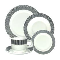 Conjunto Aparelho De Jantar Lisboa Em Opaline Mesa 20 Peças