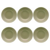 Conjunto Aparelho De Jantar Oxford 06 Pratos Fundos 20,5cm Cerâmica Oliva Conjunto Aparelho De Jantar Oxford 06 Pratos Fundos 20,5cm Cerâmica Oliva
