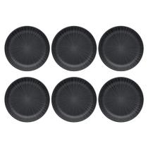 Conjunto Aparelho De Jantar Oxford 06 Pratos Fundos 20,5cm Cerâmica Onix