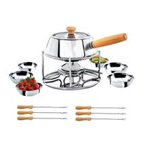 Conjunto Aparelho Para Fondue Clássico 15 Peças em Inox - Wp Connect