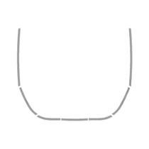 Conjunto Aplique Contorno Grade Para Daf XF Espelhado Conjunto Aplique Contorno Grade Para Daf XF Espelhado