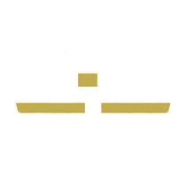 Conjunto Aplique Grade Frontal Para New FH - Dourado Conjunto Aplique Grade Frontal Para New FH - Dourado