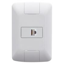 Conjunto Aria 4 x 2 com 1 Tomada RJ45 Padrão CAT.6 Branco Tramontina