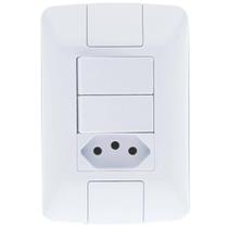 Conjunto Aria 4X2 2 Simples + 1 Tomada 10A Tramontina