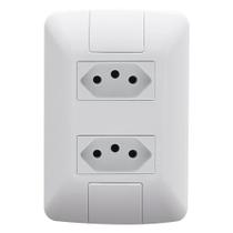 Conjunto Aria com 2 Tomadas 2P+T 10A 250V Branco Tramontina