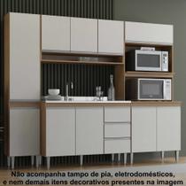 Conjunto armários de cozinha modulada 4 peças 2,40m CJ30-001 Semplicitá Móveis