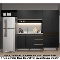 Conjunto armários de cozinha modulada 4 peças 2,80m CJ30-021 Semplicitá Móveis