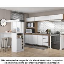 Conjunto armários de cozinha modulada 4 peças 2,80m e Bancada CJ30-006 Semplicitá Móveis Conjunto armários de cozinha modulada 4 peças 2,80m e Bancada CJ30-006 Semplicitá Móveis