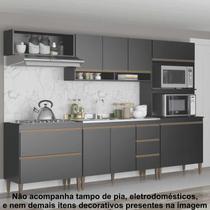 Conjunto armários de cozinha modulada 5 peças 2,80m CJ30-019 Semplicitá Móveis