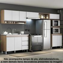 Conjunto armários de cozinha modulada 5 peças 3,60m CJ30-004 Semplicitá Móveis Conjunto armários de cozinha modulada 5 peças 3,60m CJ30-004 Semplicitá Móveis