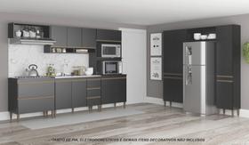 Conjunto armários de cozinha modulada 8 peças 2,80m + 1,60m CJ30-018 Semplicitá Móveis