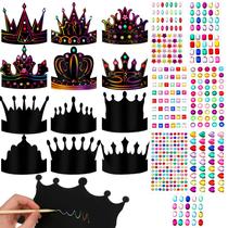 Conjunto artesanal Yinder Crown Party Favors Halloween, faça você mesmo, 130 unidades