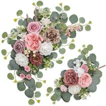 Conjunto artificial Wedding Arch Flowers Odouzy de 2 rosas café Conjunto artificial Wedding Arch Flowers Odouzy de 2 rosas café