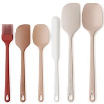 Conjunto Astercook de 6 Espátulas de Silicone Resistente ao Calor Conjunto Astercook de 6 Espátulas de Silicone Resistente ao Calor