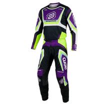 Conjunto ASW Image Cyber Preto Roxo Amarelo Fluo Conjunto ASW Image Cyber Preto Roxo Amarelo Fluo