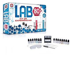 Conjunto Atividades Kit De Experiências Jogo Lab 80 Estrela