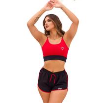 Conjunto Aurora Cropped Suplex + Short Tactel Conjunto Aurora Cropped Suplex + Short Tactel