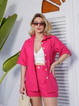 Conjunto Aurora Shorts e Camisão Plus Size Feminino