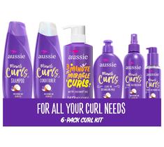 Conjunto Aussie Miracle Curls: Shampoo e Condicionador + 4 Itens