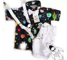 Conjunto Austronata Galáxia galaxia Menino Temático Super Luxo