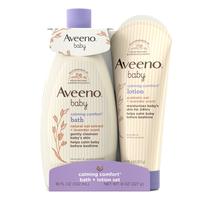 Conjunto Aveeno Baby Calming Comfort - Banho e Loção para Bebês Conjunto Aveeno Baby Calming Comfort - Banho e Loção para Bebês