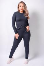 Conjunto Azzam Viscose Stretch Premium Azul Sintonia