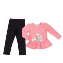 Conjunto Babado na Barra Feminino Manga Longa Have Fun 25216