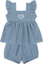 Conjunto Baby Bata e Shorts Dila 04217