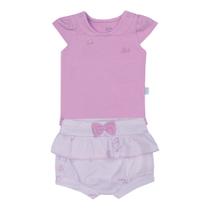 Conjunto Baby Body e Tapa Fraldas Letut Lavanda 16655