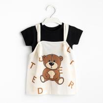 Conjunto Baby Jardineira + Camiseta Algodão 3 a 6 Meses Conjunto Baby Jardineira + Camiseta Algodão 3 a 6 Meses