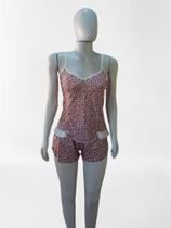 Conjunto babydol onça Conjunto babydol onça