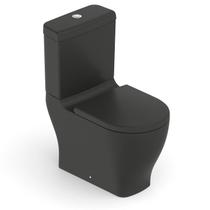 Conjunto Bacia com Caixa Acoplada Slim Celite Preto/Matte Black Conjunto Bacia com Caixa Acoplada Slim Celite Preto/Matte Black