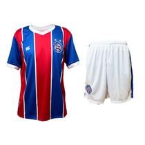 Conjunto Bahia Esquadrão Tricolor Camisa + Bermuda - Infantil