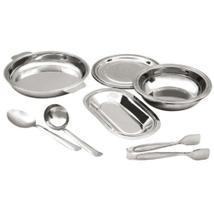 Conjunto Baixelas / Travessas Em Aço Inox Com 7 Peças - MP