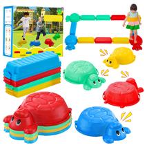 Conjunto Balance Beams Stepping Stones HAPATOYS Turtle Kids de 2 a 6 anos