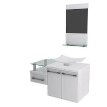 Conjunto Balcão C-cuba F44 E Espelheira Legno 831 Perffect Acetinado Branco Chess C-branco Chess Conjunto Balcão C-cuba F44 E Espelheira Legno 831 Perffect Acetinado Branco Chess C-branco Chess