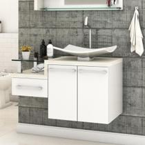 Conjunto Balcão C-cuba F44 Legno 830 Branco Chess C-preto ônix Branco Chess C-snow