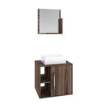 Conjunto Balcão C/Cuba Q32 e Espelheira Soft 500