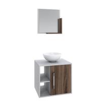 Conjunto Balcão C/Cuba R30 e Espelheira Soft 500