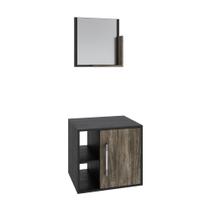 Conjunto Balcão e Espelheira Soft 500 Perffect Acetinado