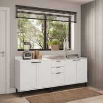 Conjunto Balcões Miami Mood Carraro Branco