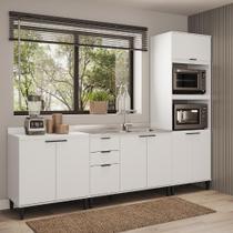 Conjunto Balcões Miami Sunset Carraro Branco