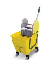 Conjunto Balde com Espremedor Doblô 30 litros Amarelo Bralimpia