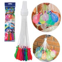 Conjunto Balões De Água 37 Unidades Com Adaptador Torneira Divertido Guerra De Bexiga